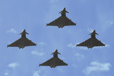 RAF Eurofighter EF-2000 Typhoon FGR4 flypast Typhoon FGR4 flypast
