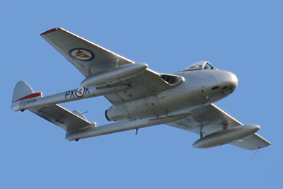 Vampire FB.6 s/n SE-DXS Vampire FB.6 s/n SE-DXS