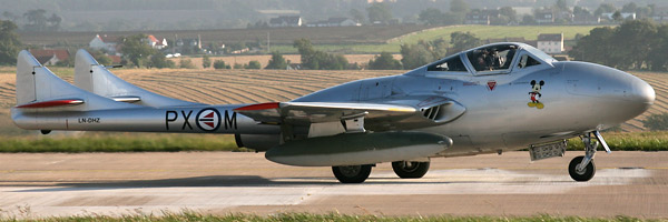 Vampire T.55 LN-DHZ “Spirit Of The Norwegians”