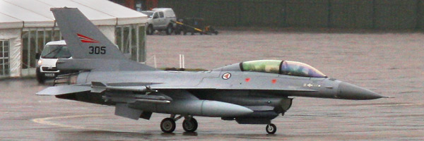 RNoAF Fokker F-16BM Fighting Falcon s/n 305 F-16BM Fighting Falcon s/n 305
